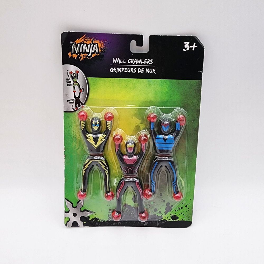 Ninja Wall Crawlers Flips Tumbles Rolls Down Wall Party Supply Stocking Stuffer
